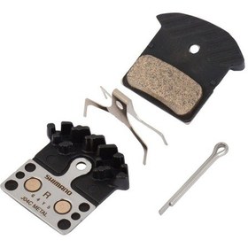 Resim Shimano Deore Xt Slx Xtr Uyumlu Metal Disk Fren Balatası J04c-mf Icetech Kutusuz Ibpj04cmfbs Siyah 