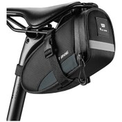 Resim Su Geçirmez Bisiklet Sele Altı Çantası - Hızlı Çıkarılabilir, Geniş Depolama 1.2l Gri Gri 