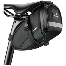 Resim Su Geçirmez Bisiklet Sele Altı Çantası - Hızlı Çıkarılabilir, Geniş Depolama 1.2l Gri Gri 