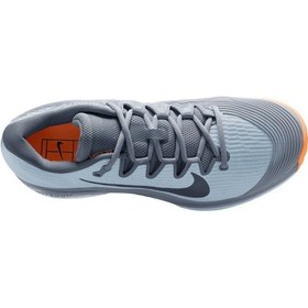 Resim Nike Vapor 12 Toprak Kort Erkek Gri Tenis Ayakkabısı Hq6026-400 