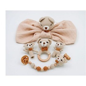 Resim HY Atelier Amigurumi Ayıcık Oyuncak Seti (Erkek) 