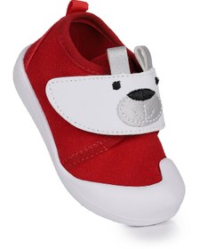 Resim Kiko Kids Winni Cırtlı Kız Bebek İlk Adım Panduf Ayakkabı 