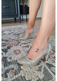 Resim 135 5399 Topukla Kadın Taşlı İnce Topuklu Stiletto Abiye Ayakkabı 001 