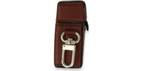 Resim Pileli Store Airpods 2 (2.nesil) Deri Kılıf - Bordo 