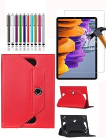 Resim corcishop Redmi Pad Pro 12 İnç Uyumlu Universal Dönerli Standlı Kılıf + Ekran Koruyucu + Kalem 