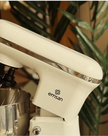 Resim Emsan Bella Gusto Prestige Stand MikserBeyaz 1500 W 5 l Mutfak Şef 