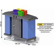 Resim Arı Metal Kat Arabası Dolaplı Hnd 991 