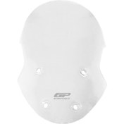 Resim GP Kompozit Ducati Diavel 1260 S 2019-2020 Uyumlu Ön Cam Şeffaf 55 cm 