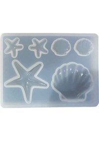 Resim Tahtakale Toptancı Epoksi Silikon Kalıp Deniz Kabuğu Şekiller 6 Lı 9048 