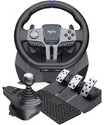 Resim CRK TECH V9 Gen2 Oyun Direksiyon Seti PS4 PS3 PC /Xbox S-X N-SWITCH Yarış Oyuncu Direksiyonu 