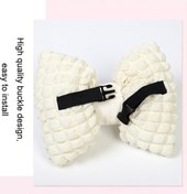 Resim Novahub Araba Koltuğu Nefes Alabilir Puf Yastık Döşeme, Renk: Bel Yastığı Bej Kahverengi Diğer 