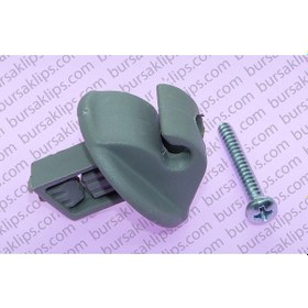 Resim Renault R9,r19,kangoo Güneşlik Ayağı Civatalı Açık Gri 2 Ad 