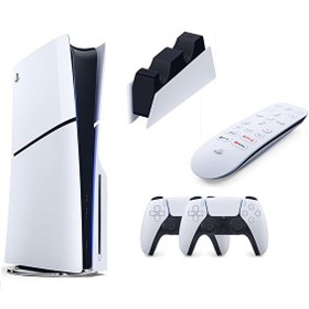 Resim Sony Playstation 5 Slim CD Edition - 2. Dualsense Ps5 Kol - Şarj İstasyonu - Medya Kumandası Oyun Konsolu (İthalatçı Garantili) 