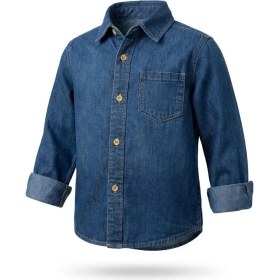 Resim Overdo Erkek Çocuk Denim Gömlek 