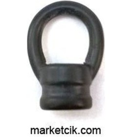 Resim Marketcik Duy Avize Nipel için Siyah Askı Aparatı, 10 Adet 