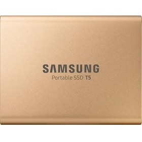 Resim Samsung Taşınabilir Harici SSD T5 500GB USB 3.1 ile 540 MB/s Okuma Hızı Gold Renk 