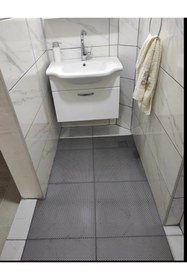 Resim AKSEREN Zmat Petek Paspas Havuz Kenarı Kaydırmaz - Iç Dış Mekan Islak Zemin Kaydırmaz - Banyo Içi Kaydırmaz 