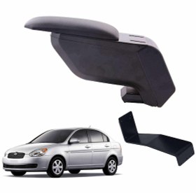 Resim 3 Tıkla Hyundai Accent Era 2010 Delmesiz Çelik Ayaklı Siyah Kolçak Kol Dayama 