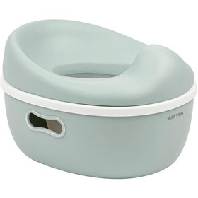 Resim Nattou Potty Care 3 in 1 Lazımlık- Oturak Ve Tuvalet Adaptörü Yeşil 