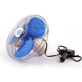 Resim Ahmet Otomotiv Araç Içi Mandallı 24V 8" Oto Vantilatör - 2 Kademe Hız Ayarlı 