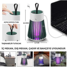 Resim Konyax Mini Taşınabilir Sinek Öldürücü Uv Lamba 