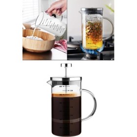 Resim Cambu Ateşe Dayanıklı Borosilikat French Press 600 ml 