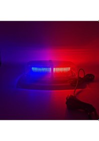 Resim 7 Fonksiyonlu Tepe Lamba Çakarlı Vantuz Ve Mıknatıslı 12-30v Kırm 