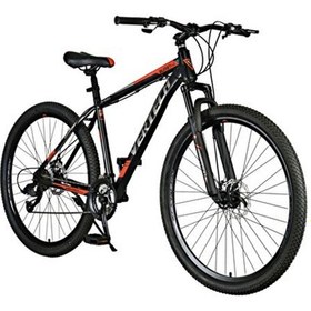 Resim CORELLİ SNOOP 4.3 ERKEK DAĞ BİSİKLETİ 510H MD 29 JANT 24 VİTES SİYAH KIRMIZI GRİ 