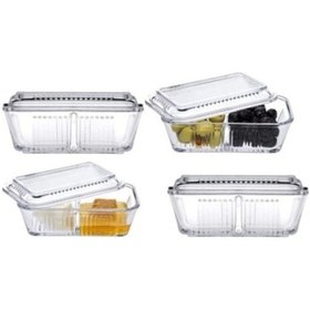 Resim 96764 Bölmeli Saklama Kabı Kahvaltılık 4'lü 96764 Fma04704 Beyaz 