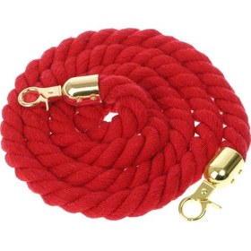 Resim Bariyer Halatı Protokol Pirinç Örgü Bariyer Kordonu Gold 1.5 M 