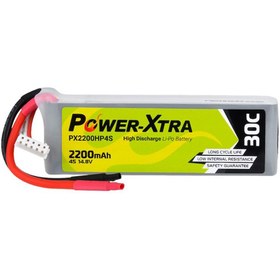 Resim Power-Xtra PX2200HP4S - 4S1P - 14.8V 2200 mAh Li-Polymer Pil -30C 