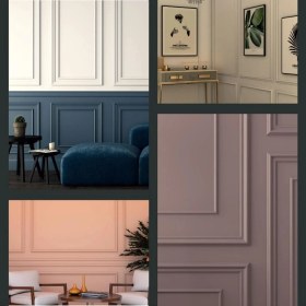 Resim Mismuka Poliüretan Boyanabilir Dekoratif Duvar Çıtası, Montaja Hazır Kesilmiş 2,5 cm Çerçeve 5'li Paket 