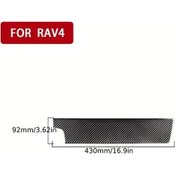 Resim Dashanshop Toyota Rav4 2006-2013 Sol Şoför Havalandırma Kapağı Karbon Fiber Desenli İç Mekan 
