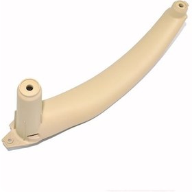 Resim Bej Bir Sağda - Yüksek Kaliteli Araba İç Kapı Paneli Kolu Çekin Trim Kapak Araba Aksesuarları 