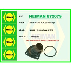 Resim BESCHER TERMOSTAT YUVASI FLANŞI LAGUA 2.0 85-MEGANE F3R 7700872079 