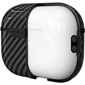 Resim Apple Airpods Pro 3 Kılıf Silikon Karbon Silikon 05 Siyah 