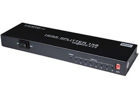Resim Beek Bs-Vsp-Ha08Uh 4K Hdmi Video Çoklayıcı 3840 X 2160 Piksel Çözünürlük Hdcp 2.3 Metal Şasi Siyah 4K Hdmi Splitter 8 Ports (Bs-Uh08) 