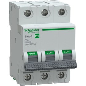 Resim Schneider Electric Easy9 Pro EZ9F59350 3 x 50aAC 10Ka Otomatik Sigorta 