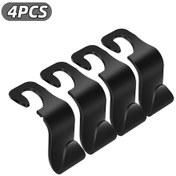 Resim 4 Adet Evrensel Oto Koltuk Kafalık Kanca Depolama Askı 