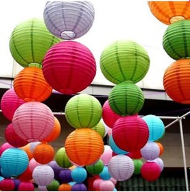 Resim T Mobgift 12 Li Kağıt Japon Feneri 30 Cm 