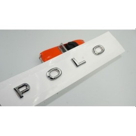 Resim Vw Volkswagen Polo Mk7 2020 2021 3M 3D Yeni Nesil Bagaj Yazı Logo 