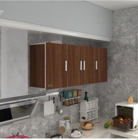 Resim Kenzlife hazır mutfak marina cvz 060*150*22 mutfak banyo dolabı kapaklı raflı 