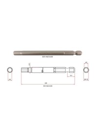 Resim vessel 424091 Allen Bits Uç 6x100 MM 