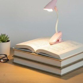 Resim Buffer ® Lamba Model Mandallı LED Kitap Okuma Lambası – Kıvrılabilir Esnek Gövdeli, Taşınabilir Gece 