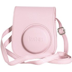 Resim Fujifilm Instax Mini 12 Fotoğraf Makinesi + 20'li Film + Laporta Albüm + Deri Kılıf Seti Pembe 