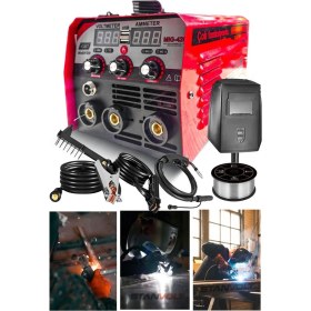 Resim Staxx Power Gazsız Gazaltı Çift Kartlı Kaynak Tıg Mıg Mma 3ın1 Ultra Fonksiyonlu Dijital Gösterge Kaynak Mak 
