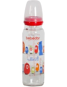 Resim Bebedor 31302 Desenli Cam Biberon 250 Ml Kırmızı 
