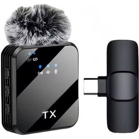 Resim Shopytech Kablosuz 4 Ü 1 Arada Yaka Mikrofonu Type-c Lightning 3.5mm Uyumlu Gürültü Azaltmalı Telefo 