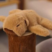 Resim 1 Adet Büyüleyici Kapibara Peluş Bilek Oyuncak - Etkileşimli Hayvan Tutucu, Doğum Günü, Noel ve Yeni Yıl Hediyeleri İçin İdeal 