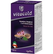 Resim Vitacold Vitamin Mineral Kara Mürver Beta Glukan Şurup 100 ML 